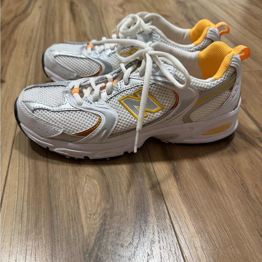 New Balance 530 Orange and White Sneakers